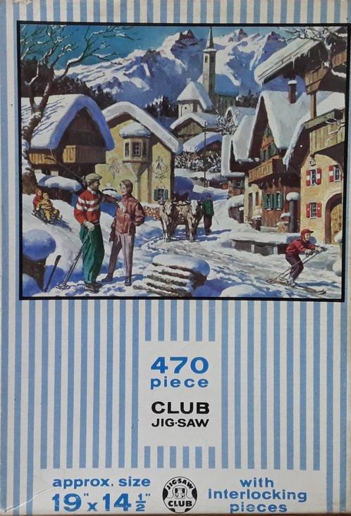 Tower Press oude puzzel. Club serie. 470 st. Compleet., Hobby en Vrije tijd, Denksport en Puzzels, Zo goed als nieuw, Legpuzzel