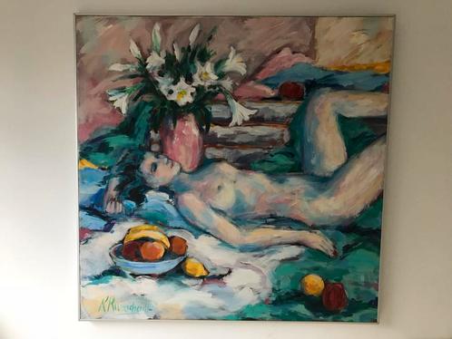 Klassiek Schilderij Roeli Rumscheidt, Antiek en Kunst, Kunst | Schilderijen | Klassiek, Ophalen of Verzenden