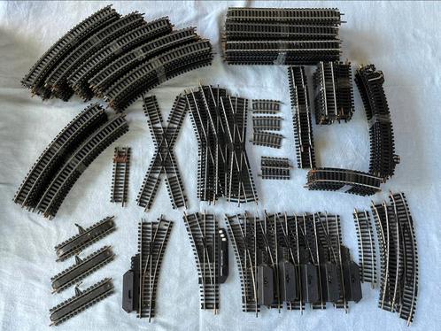 Grote set Lima rails H0 (+/- 200 rails), Hobby en Vrije tijd, Modeltreinen | H0, Gebruikt, Rails, Gelijkstroom, Lima, Ophalen of Verzenden