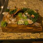 Handgemaakte Lichtgevende paddenstoelen met bergkristal, Ophalen of Verzenden, Nieuw