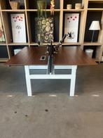 Ahrend duo-bureau slinger/monitor arm/stopcontact, 10 stuks, Huis en Inrichting, Bureaus, Verzenden, In hoogte verstelbaar, Gebruikt