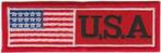 USA vlag stoffen opstrijk patch embleem #7, Motoren, Accessoires | Overige, Nieuw