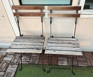Bistrosetje - Balkon/Tuin - 2 Stoelen + Tafel beschikbaar voor biedingen