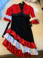 Spaanse jurk 164, Kinderen en Baby's, Carnavalskleding en Verkleedspullen, Meisje, Ophalen of Verzenden, Zo goed als nieuw, 158 t/m 164