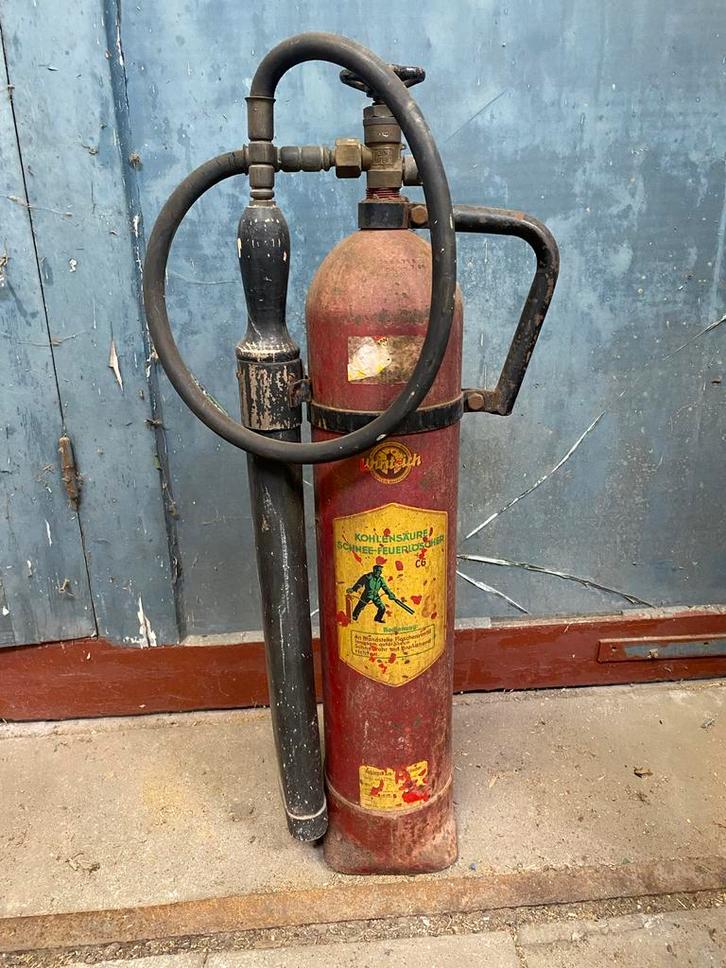 Vintage brandblusser Wintrich, Huis en Inrichting, Brandblussers en Brandkasten, Gebruikt, Brandblusser, Ophalen
