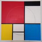 Piet Mondriaan stijl met een twist, Antiek en Kunst, Ophalen of Verzenden