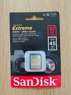 SanDisk Extreme 32GB SDHC UHS-I Kaart - Nieuw, 32 GB, Nieuw, Fotocamera, SDHC