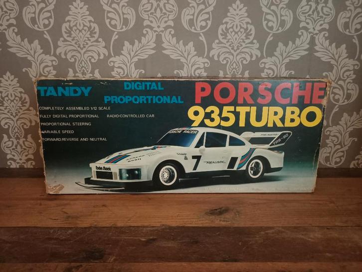 Radio Bestuurbare: Porsche 935 Turbo /1:12 / Japan / Tandy, Antiek en Kunst, Antiek | Speelgoed, Verzenden