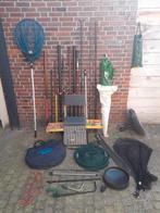 Visset witvis karperhengels werphengel schepnet leefnet, Watersport en Boten, Hengelsport | Algemeen, Ophalen, Zo goed als nieuw