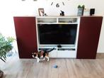 TV meubel Ikea met 2 lades en 2 schuifdeuren, Huis en Inrichting, Kasten | Televisiemeubels, Ophalen, 100 tot 150 cm, Zo goed als nieuw