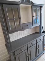 Mooie BUFFETKAST wandkast antraciet, Huis en Inrichting, Kasten | Buffetkasten, Ophalen, Gebruikt, 100 tot 150 cm, 150 tot 200 cm