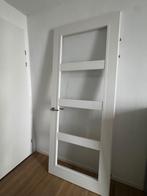 Svedex opdekdeur met kozijn wit, Ophalen, 80 tot 100 cm, 215 cm of meer, Binnendeur