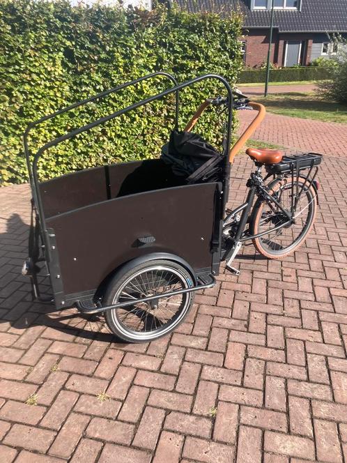 Troy bakfiets, Fietsen en Brommers, Fietsen | Bakfietsen, Zo goed als nieuw, Overige merken, 4 kinderen of meer, Huif, Ophalen