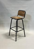 Industriële barkruk "Wood Stoer" – 80 cm zithoogte, 5 krukken of meer, 60 tot 90 cm, Nieuw, Ophalen of Verzenden