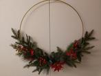 Grote metalen kerstkrans, Huis en Inrichting, Woonaccessoires | Kransen, Ophalen of Verzenden, Zo goed als nieuw