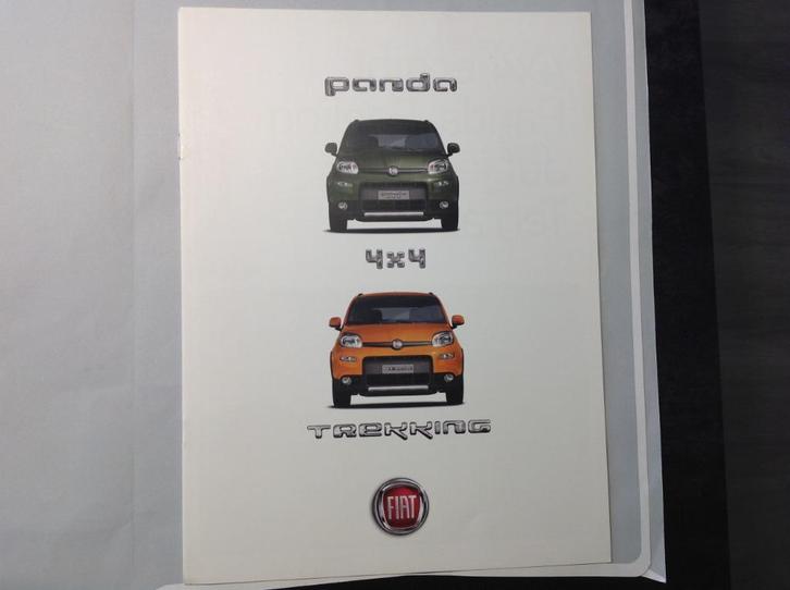 Fiat Panda 4x4 en Panda Trekking folder Duits 8 blz 2012, Boeken, Auto's | Folders en Tijdschriften, Nieuw, Overige merken, Ophalen of Verzenden