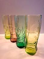 VINTAGE COCA-COLA, reliëflogo, uitgebracht door McDonald's, Ophalen of Verzenden, Zo goed als nieuw, Frisdrankglas