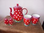 Oilily theepot, zout en peper, mokken zgan, Huis en Inrichting, Keuken | Servies, Ophalen, Overige typen, Zo goed als nieuw, Overige stijlen