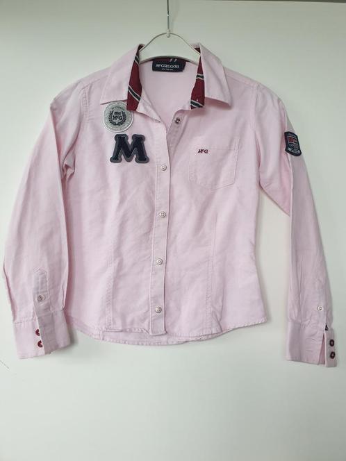 McGregor, licht roze blouse, meiden, maat 140, Kinderen en Baby's, Kinderkleding | Maat 140, Zo goed als nieuw, Meisje, Overhemd of Blouse
