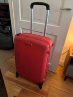 Samsonite koffer rood hard kunststof 4 wieltjes, Sieraden, Tassen en Uiterlijk, Koffers, Gebruikt, Hard kunststof, 45 tot 55 cm