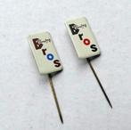 Bros speldjes oud speldje 2x Bensdorp melk en puur, Verzamelen, Speldjes, Pins en Buttons, Ophalen of Verzenden, Gebruikt, Merk