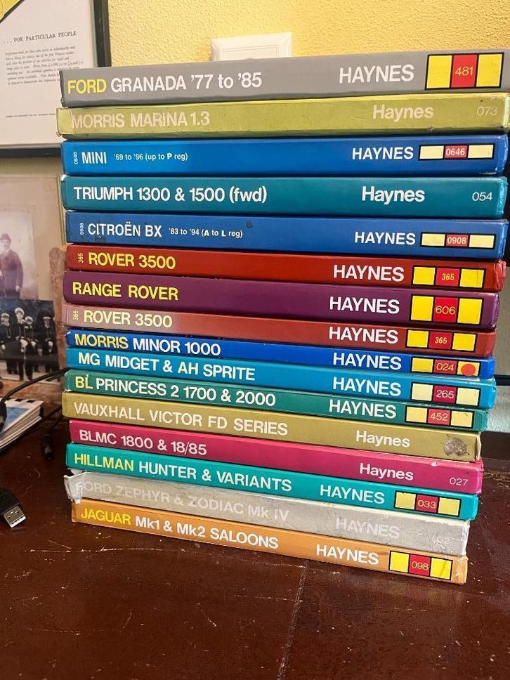 Haynes Manual Engelse Oldtimers (16 stuks), Auto diversen, Handleidingen en Instructieboekjes, Ophalen of Verzenden