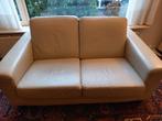 Lederen tweepersoons zitbank van Hulshoff Design, Ophalen, 150 tot 200 cm, Tweepersoons, Zo goed als nieuw