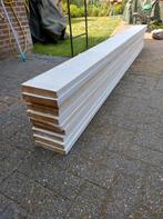 Wit geschilderde stijger planken €2.50 per meter, Ophalen of Verzenden, Zo goed als nieuw, Hout, 10 tot 30 cm