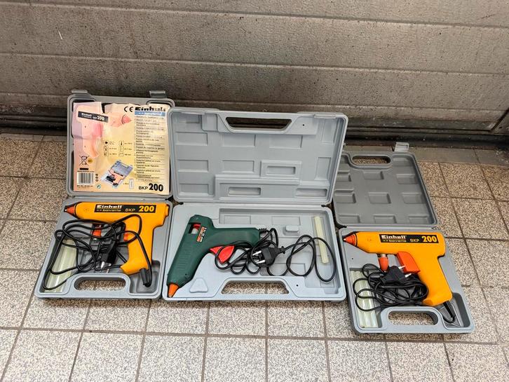 Lijmpistool Set - 4 stuks, Doe-het-zelf en Verbouw, Gereedschap | Handgereedschap, Gebruikt, Ophalen of Verzenden