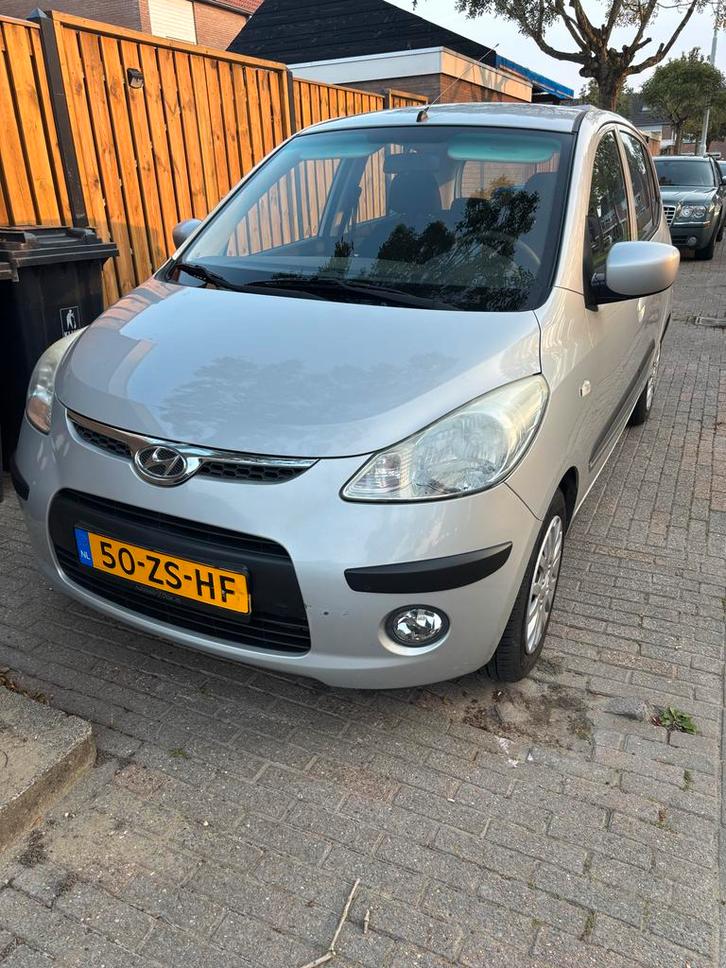 Hyundai i10 1.1 I 5DR 2008 Grijs, Auto's, Hyundai, Particulier, i10, Airbags, Airconditioning, Centrale vergrendeling, Elektrische buitenspiegels