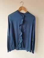 Voyar la Rue Tall blouse - Stijlvol!, Maat 38/40 (M), Blauw, Ophalen of Verzenden, Gedragen