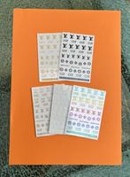 Luxe nagelstickers lv (5 vellen), Ophalen of Verzenden, Nieuw, Zwart, Handen en Nagels