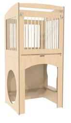 Esdoorn Hoge Box, Huis en Inrichting, Ophalen, Overige materialen, 75 cm of meer, Esdoorn