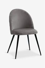 2 of 4 grijze eetkamerstoelen Kokkedal Jysk, Ophalen, Nieuw, Vier, Stof