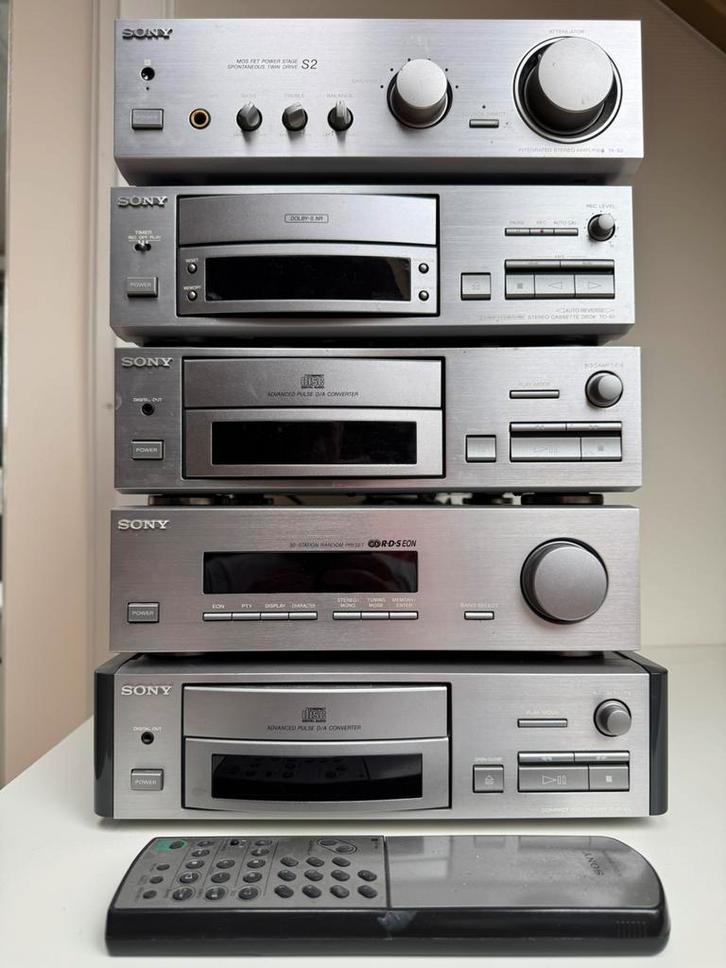 Sony stereo set (2006), Audio, Tv en Foto, Stereo-sets, Gebruikt, Cassettedeck, Cd-speler, Tuner of Radio, Speakers, Sony, Losse componenten
