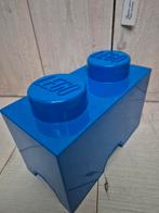 Stapelbare LEGO opbergbox Brick 2 Blauw, Ophalen, Zo goed als nieuw, Lego