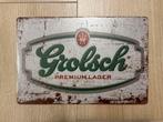 Reclamebord Grolsch Bier 30x20, Ophalen of Verzenden, Zo goed als nieuw, Reclamebord