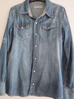 Spijkerblouse merk Fitt Jeans maat 42, Fitt Jeans, Blauw, Maat 42/44 (L), Ophalen of Verzenden