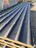 Geïsoleerde dakpanplaten grandem zwart 80 mm B-keuze 6300mm, Ophalen, Zwart, Zo goed als nieuw, 15 m² of meer