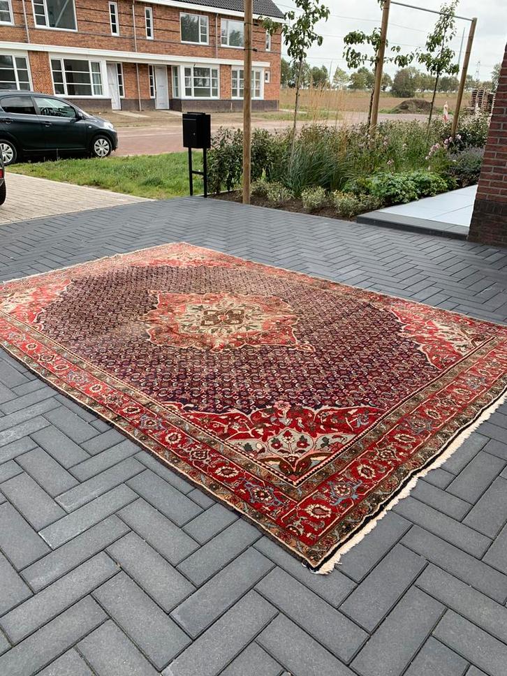 Schitterend Sfeervol Handgeknoopt Vintage Vloerkleed., Antiek en Kunst, Antiek | Kleden en Textiel, Ophalen