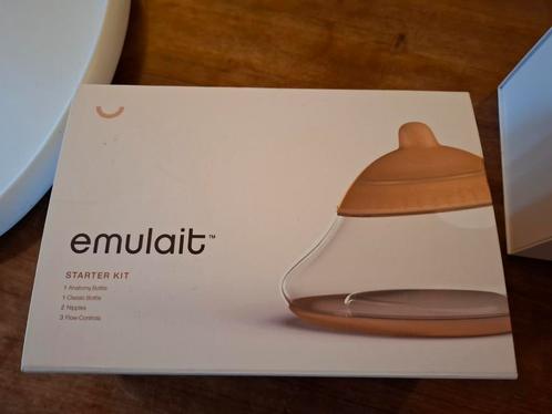 Emulait fles met Medium speen (17 mm) – complete set, Kinderen en Baby's, Babyvoeding en Toebehoren, Zo goed als nieuw, Overige typen