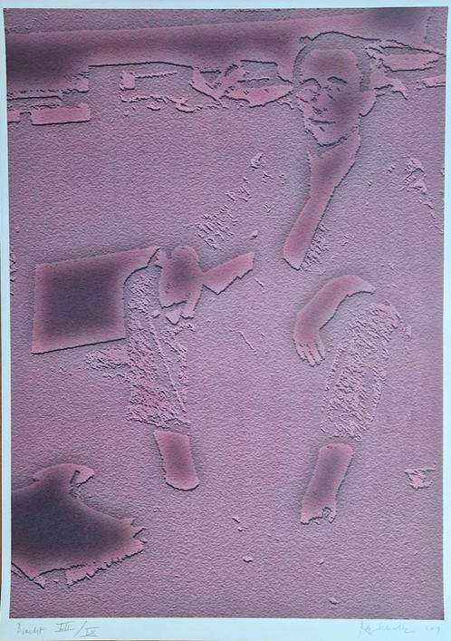 Zeefdruk Rob Scholte (2019) - Brecht, Antiek en Kunst, Kunst | Litho's en Zeefdrukken, Ophalen of Verzenden