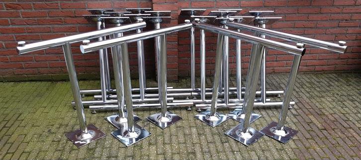 FIFTIES SIXTIES  DINER  TAFEL ONDERSTELLEN  BEL AIR STOELEN, Huis en Inrichting, Stoelen, Nieuw, Vijf, Zes of meer stoelen, Metaal