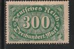 Duitsland 1922 - 300 Mark, Ophalen of Verzenden, Overige periodes, Postfris