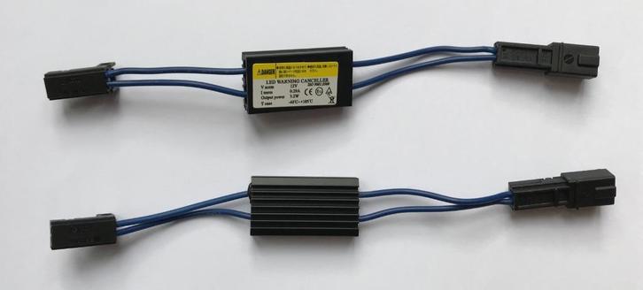 LED resistor kabel plug&play kenteken oa Skoda tbv 5NA943021, Auto-onderdelen, Elektronica en Kabels, Audi, Seat, Volkswagen, Skoda