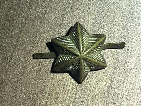 Metalen rangster officier Nederlandse leger, Verzamelen, Militaria | Algemeen, Landmacht, Embleem of Badge, Nederland, Verzenden