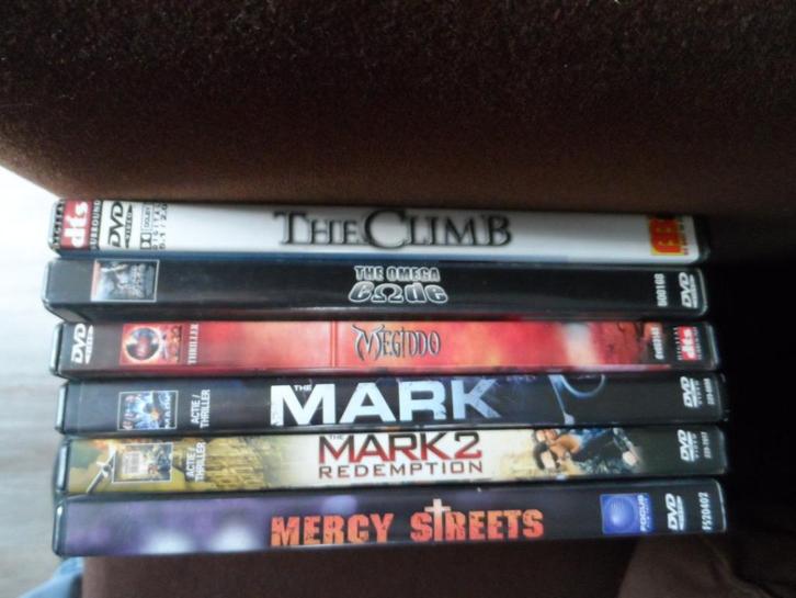 Pakket Spannende Chr. Films, Cd's en Dvd's, Dvd's | Religie en Gospel, Zo goed als nieuw, Vanaf 16 jaar, Ophalen of Verzenden