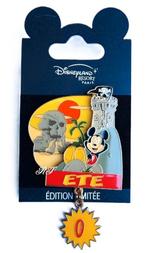 Été pin zomerseizoen “Mickey Disneyland Parijs”., Verzamelen, Ophalen of Verzenden, Zo goed als nieuw, Figuurtje, Speldje of Pin