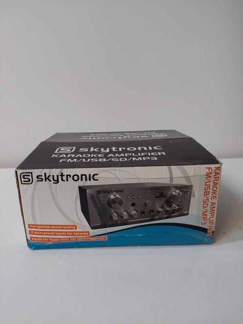 Skytronic Karaoke Amplifier FM/USB/SD/MP3, Muziek en Instrumenten, Versterkers | Keyboard, Monitor en PA, Nieuw, Overige typen