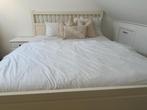 Houten tweepersoonsbed 160x200 ophalen voor het weekend, Huis en Inrichting, Slaapkamer | Bedden, Ophalen, Gebruikt, Tweepersoons